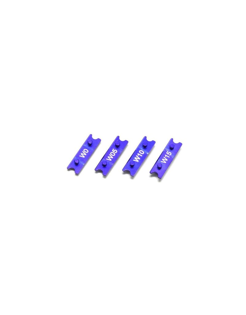KYOSHO KYOR246-1332B FRONT SPRING MOUNT FOR MR-03: WIDE (0, 0.5, 1, 1.5MM)
