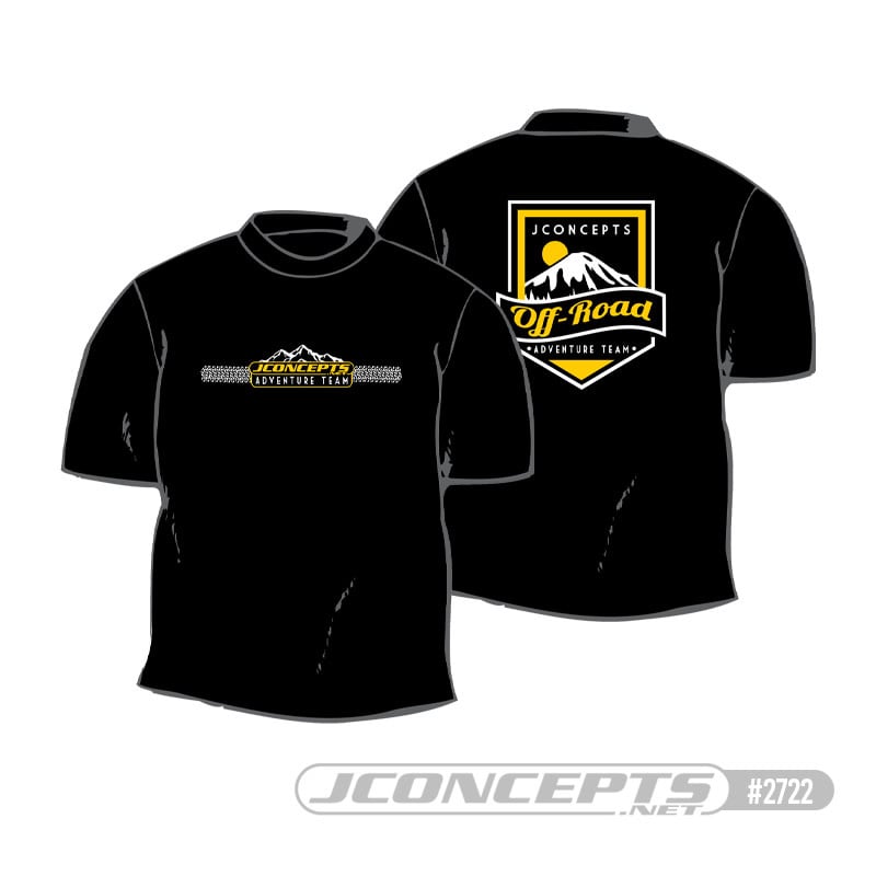 JCO2722XXL "ADVENTURE" T-SHIRT (BLACK) (2XL)