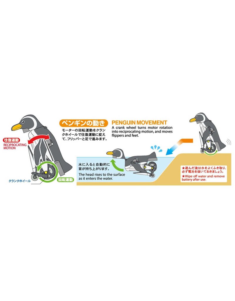 TAMIYA TAM70259 WALKING SWIMMING PENGUIN