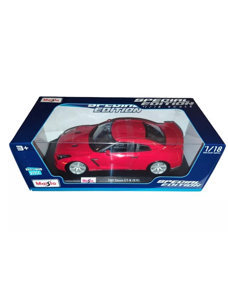 MAISTO MAISTO 31704 1/18 SCALE DIE CAST 2009 NISSAN GT-R (R35)