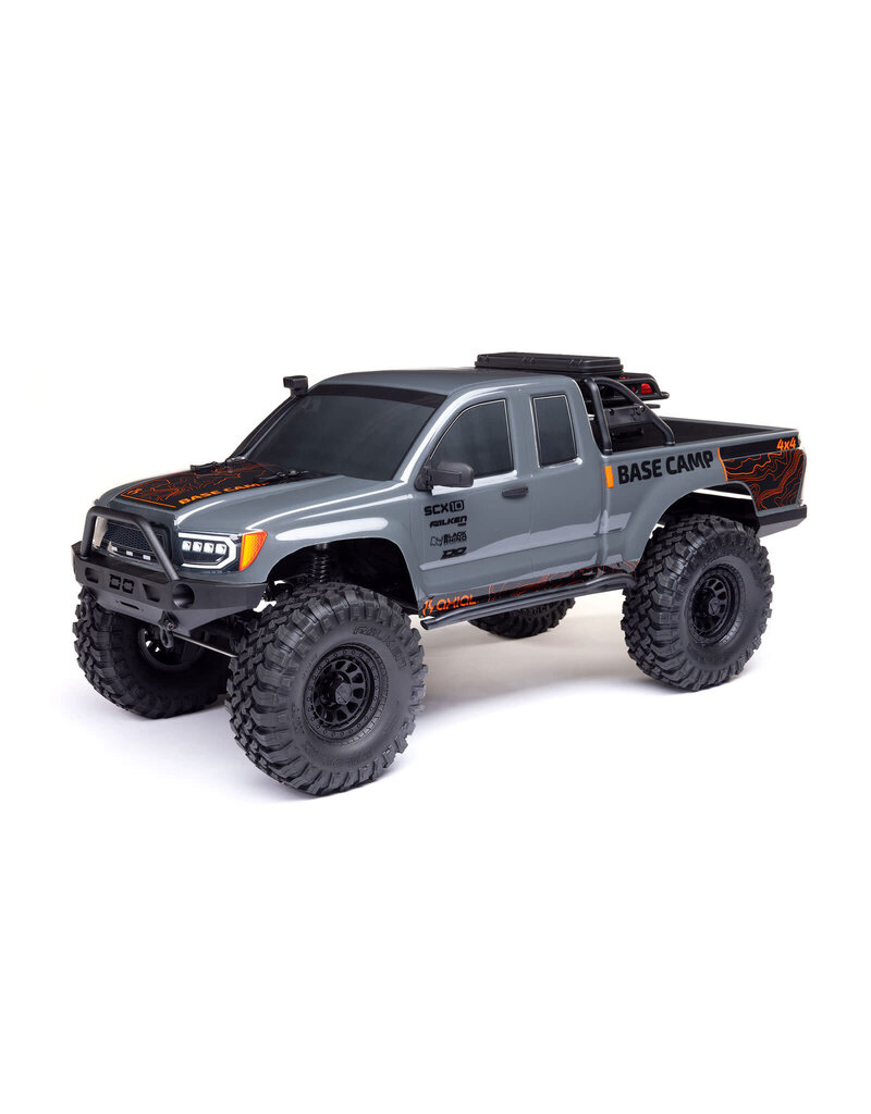 AXIAL AXI-1375T2 1/10 SCX10 III BASE CAMP 4X4 ROCK CRAWLER BRUSHED RTR: GRAY