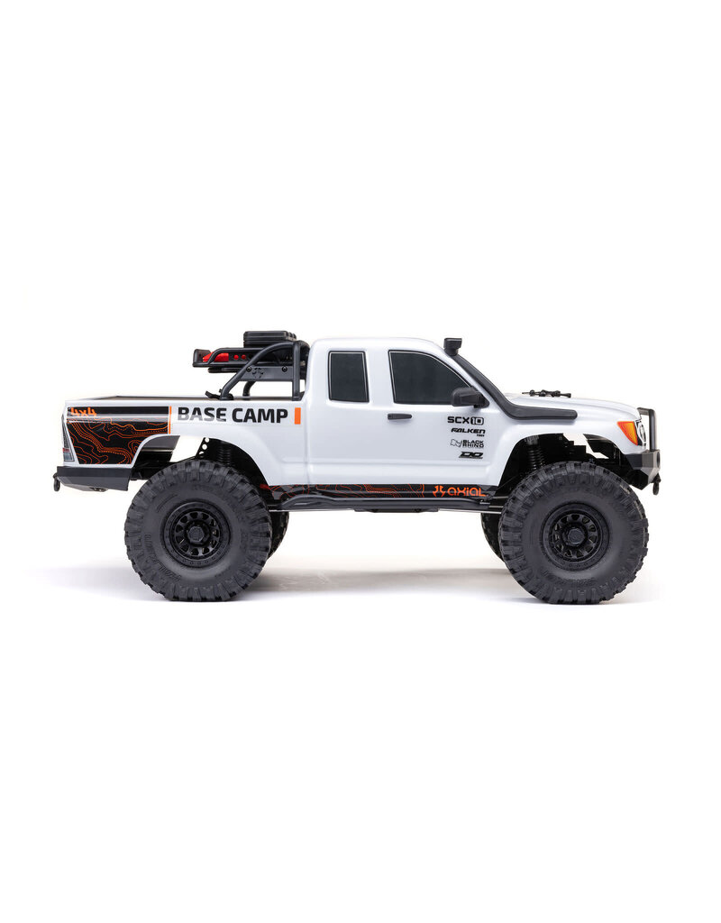 AXIAL AXI-1375T1 1/10 SCX10 III BASE CAMP 4X4 ROCK CRAWLER BRUSHED RTR: WHITE
