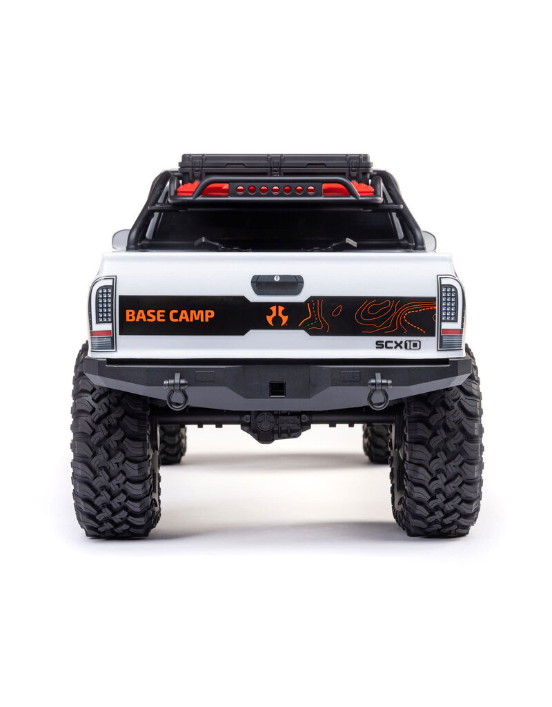 AXIAL AXI-1375T1 1/10 SCX10 III BASE CAMP 4X4 ROCK CRAWLER BRUSHED RTR: WHITE
