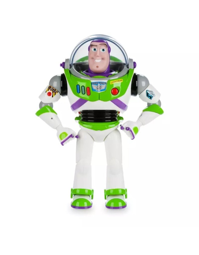 TOY STORY DISNEY 12" BUZZ LIGHTYEAR INTERACTIVE TALKING ACTION FIGURE