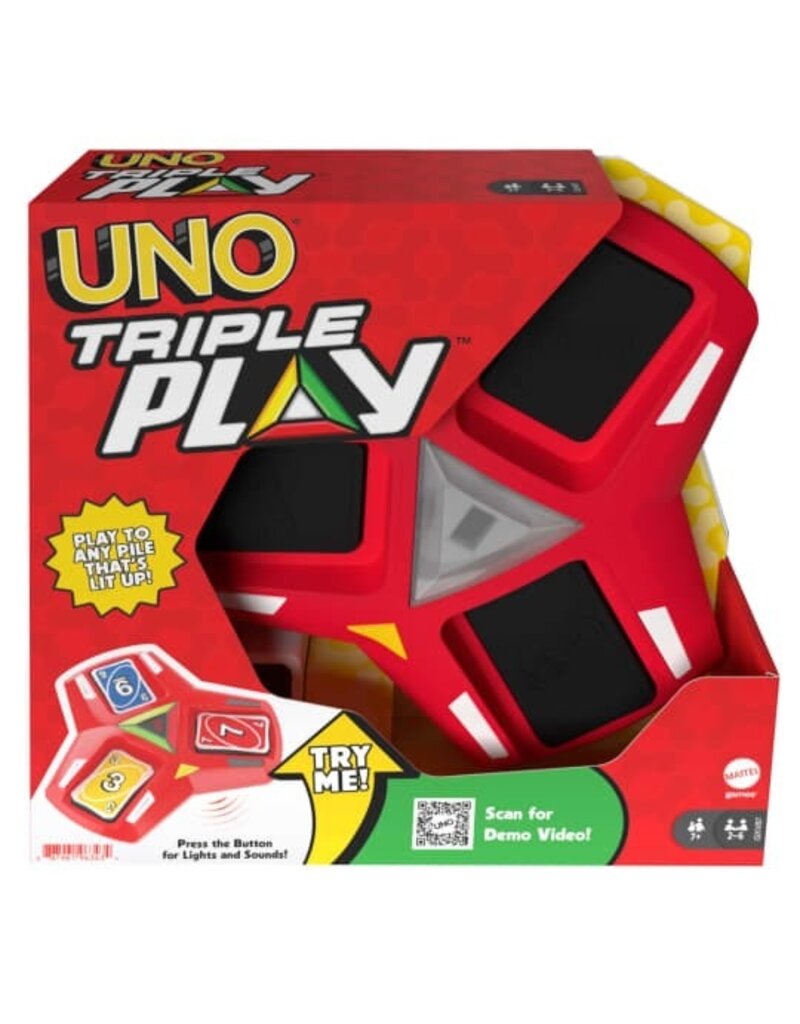 MATTEL MTL GXV87 UNO TRIPLE CARD GAME