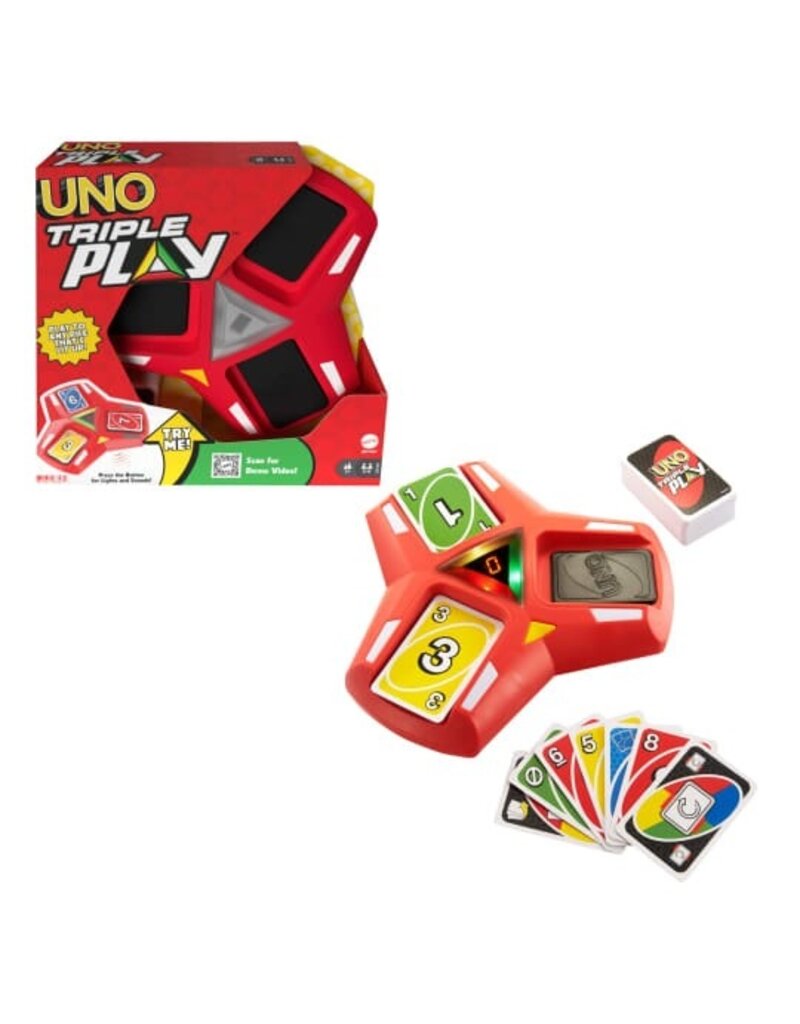 MATTEL MTL GXV87 UNO TRIPLE CARD GAME