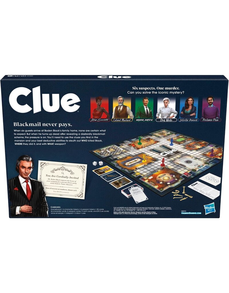HASBRO GAMING HAS F6420 CLUE BOARD GAME