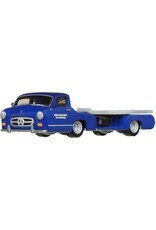 HOT WHEELS MTL FLF56/HRV48 HOT WHEELS TEAM TRANSPORT '55 MB BLAUES WUNDER W/ MB 300 SL