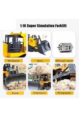 HUINA HUN11554 1:16 2.4G METAL RC BULLDOZER