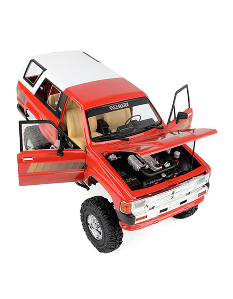 RC4WD RC4Z-RTR0063 TRAIL FINDER 2 RTR W/ 1985 TOYOTA 4RUNNER HARD BODY SET RED
