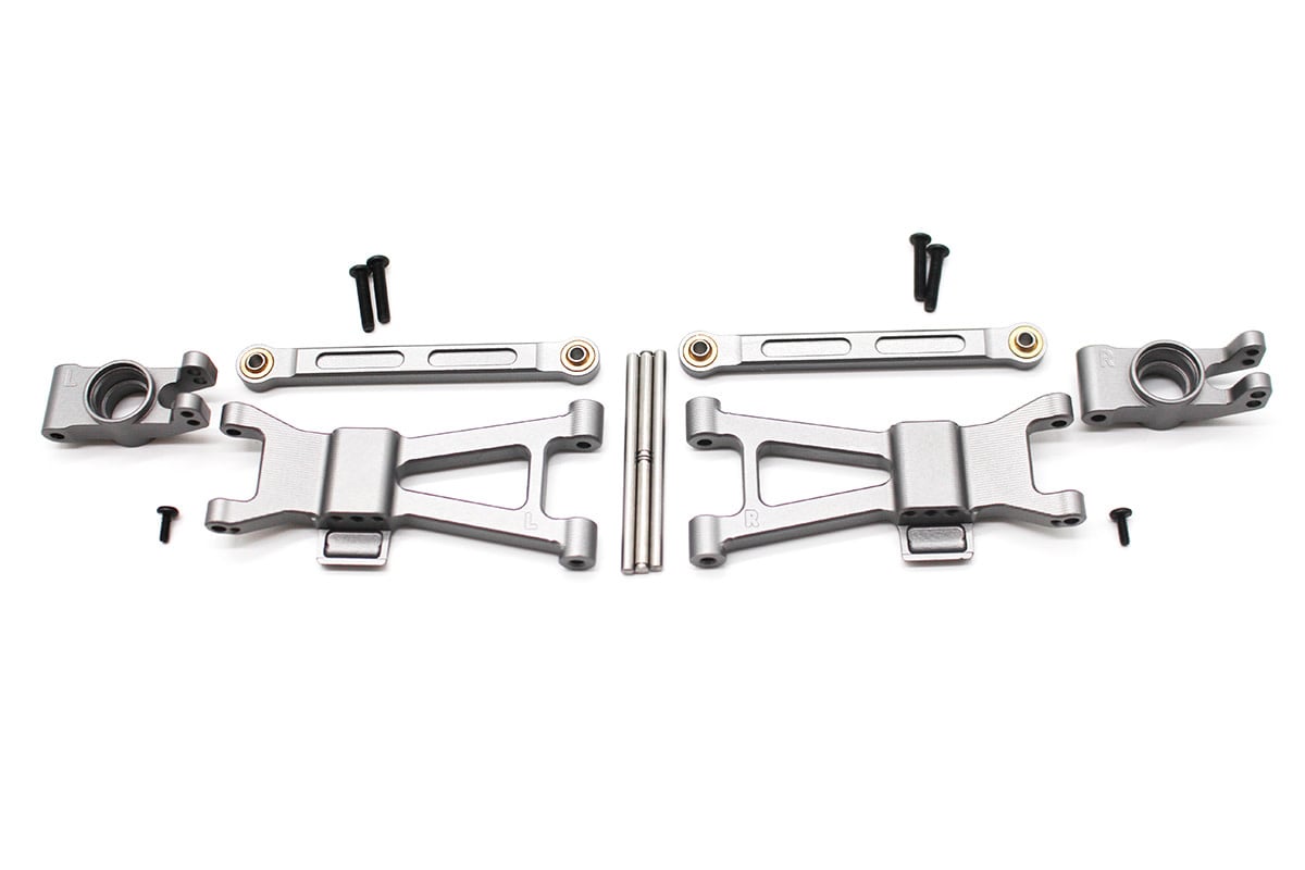 RCE6421 SLYDER ALUMINUM REAR ARM & HUB SET