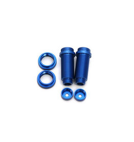 STRC SPTST3765XB CNC MACHINED ALUM THREADED FRONT SHOCK BODIES (1PAIR,BLUE)