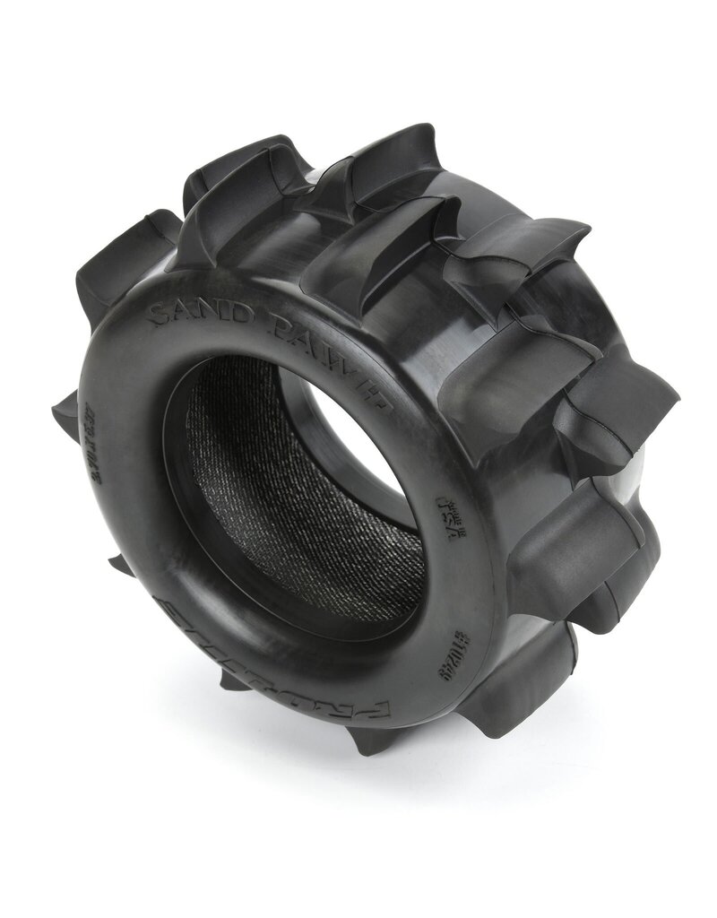PROLINE RACING PRO1024910 1/10 SAND PAW HP BELTED F/R 2.8" MT TIRES MTD 12/14MM BLACK RAID (2)