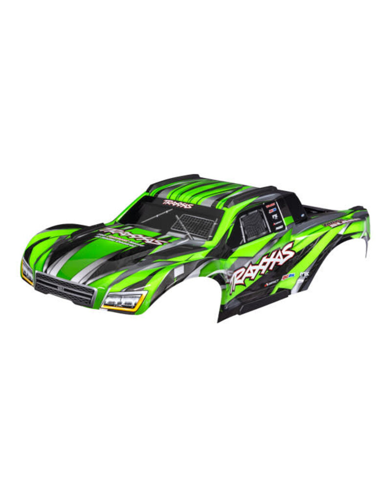 TRAXXAS TRA10211-GRN BODY W/DECALS MAXX SLASH :GRN