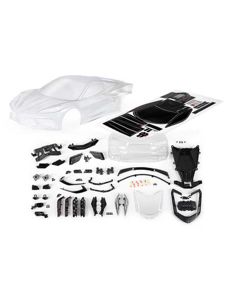 TRAXXAS TRA9311 BODY CORVETTE 2020 CLEAR