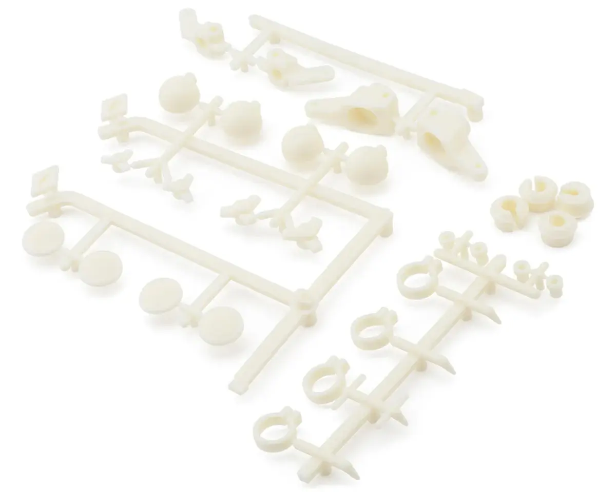 ASC6639 RC10DS STEERING BLOCKS, REAR HUBS & SHOCK PARTS SET