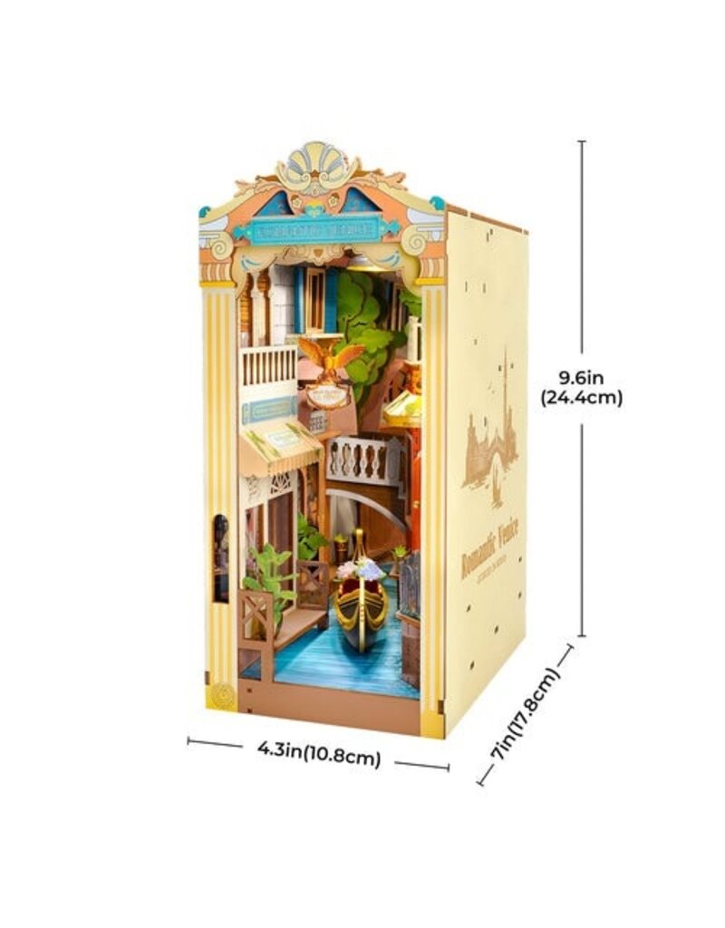 ROBOTIME ROETGB08 ROMANTIC VENICE BOOK NOOK & WONDERLAND - STORIES IN BOOKS