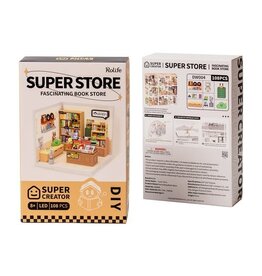 ROBOTIME ROEDW004 SUPER STORE SERIES; FASCINATING BOOK STORE