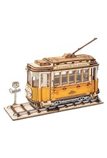 ROBOTIME ROETG505 CLASSIC 3D WOOD PUZZLES; TRAMCAR