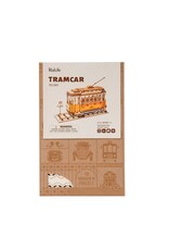 ROBOTIME ROETG505 CLASSIC 3D WOOD PUZZLES; TRAMCAR