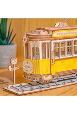 ROBOTIME ROETG505 CLASSIC 3D WOOD PUZZLES; TRAMCAR