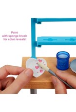 BARBIE MTL HCM85 BARBIE ART STUDIO ARTIST AND PAINT SET