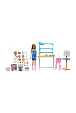 BARBIE MTL HCM85 BARBIE ART STUDIO ARTIST AND PAINT SET