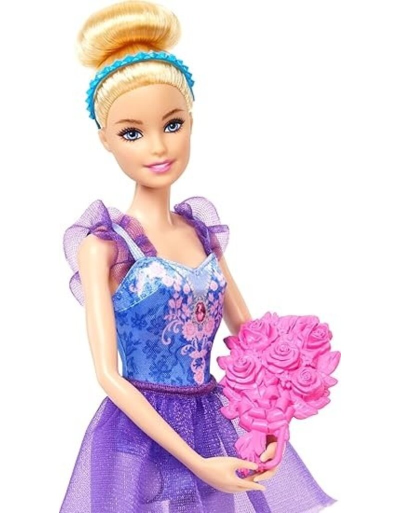 BARBIE MTL HXC37 BARBIE 12.7" BALLET ROOM SET WITH 2 BALLERINA FASHION DOLLS & DANCE ACCESSORIES