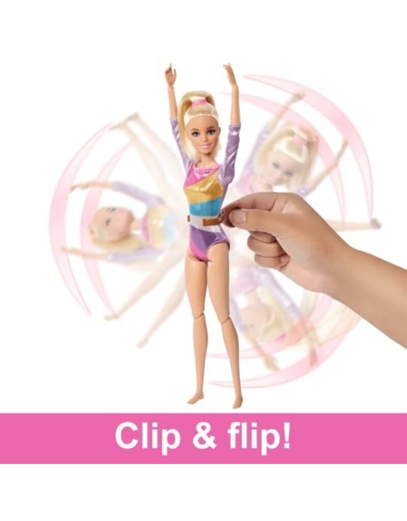 BARBIE MTL HRG53 BARBIE GYMNASTICS PLAY SET: BLONDE HAIR
