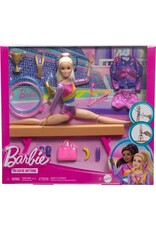 BARBIE MTL HRG53 BARBIE GYMNASTICS PLAY SET: BLONDE HAIR