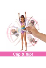 BARBIE MTL HRG53 BARBIE GYMNASTICS PLAY SET: BROWN HAIR