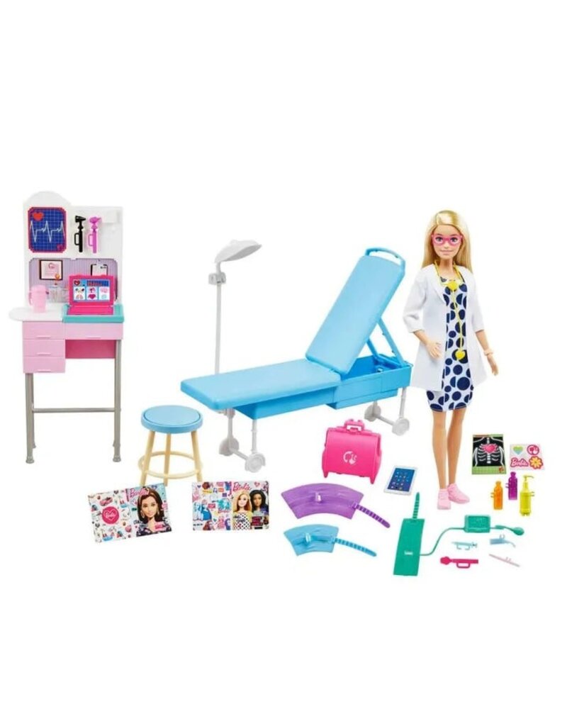 BARBIE MTL GWV01 BARBIE MEDICAL DOCTOR DOLL PLAYSET