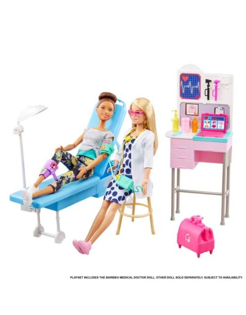 BARBIE MTL GWV01 BARBIE MEDICAL DOCTOR DOLL PLAYSET