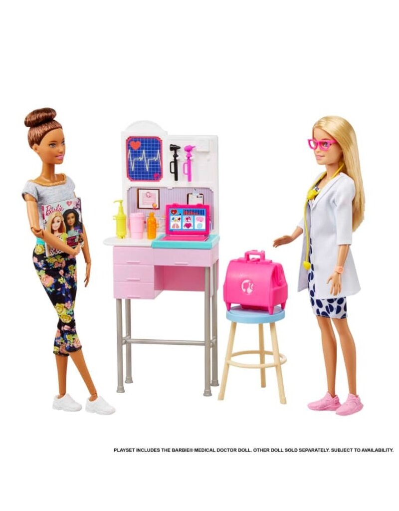 BARBIE MTL GWV01 BARBIE MEDICAL DOCTOR DOLL PLAYSET