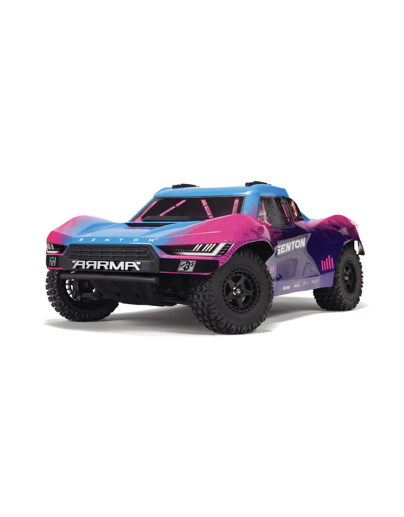 ARRMA ARA4303V4T3 1/10 SENTON 4X4 223S BLX BRUSHLESS SHORT COURSE TRUCK RTR WITH DSC: BLUE