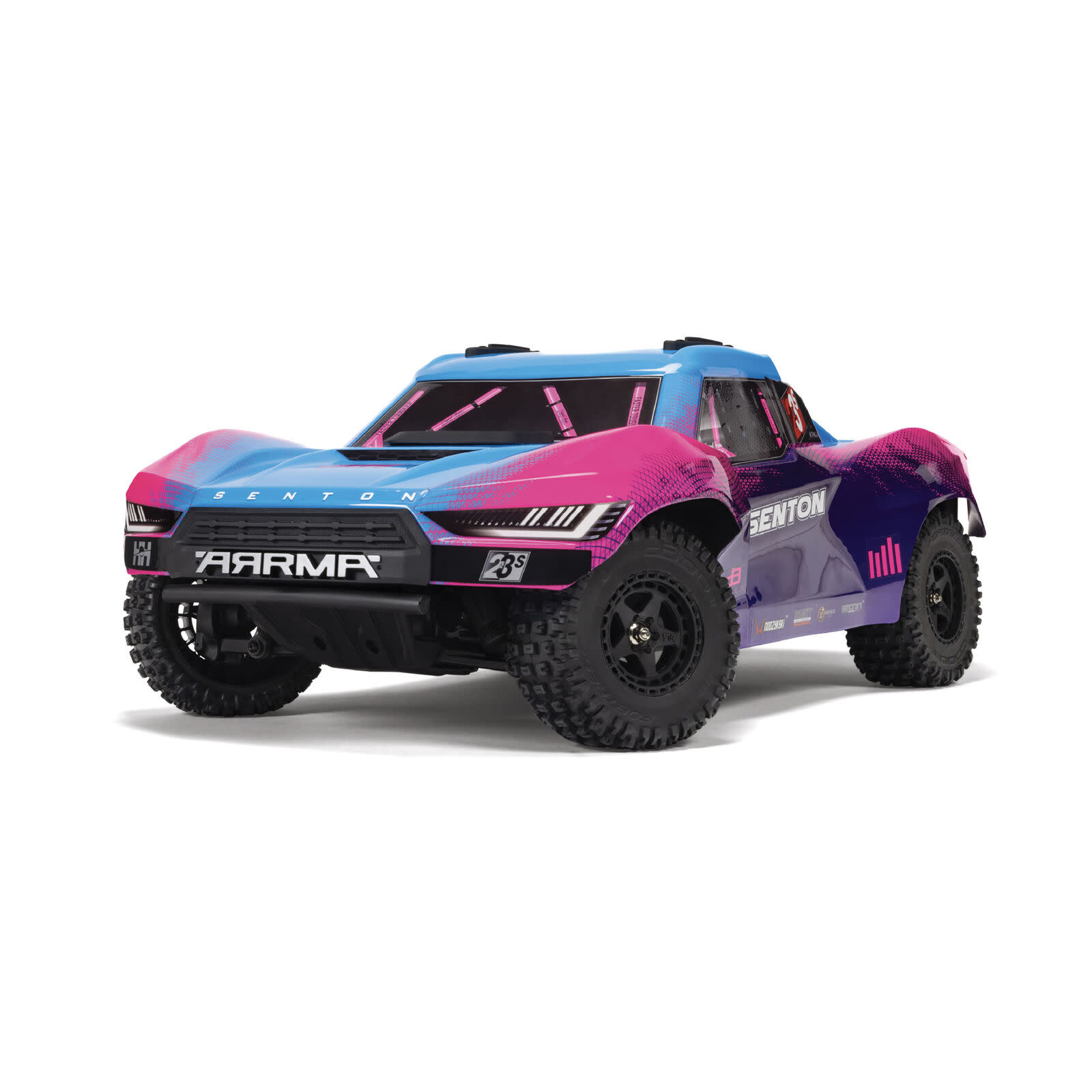 ARA4303V4T3 1:10 Senton 4x4 223S BLX Brushless Short Course Truck RTR w/DCS Blue