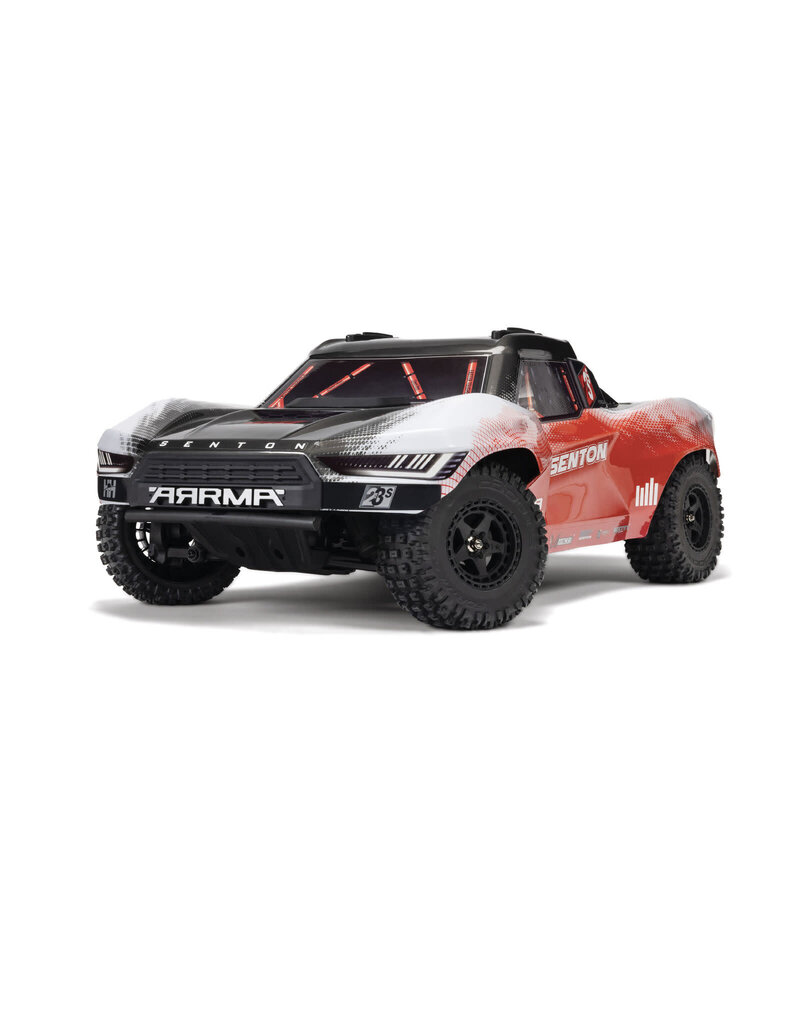 ARRMA ARA4303V4T2 1/10 SENTON 4X4 223S BLX BRUSHLESS SHORT COURSE TRUCK RTR WITH DSC: RED