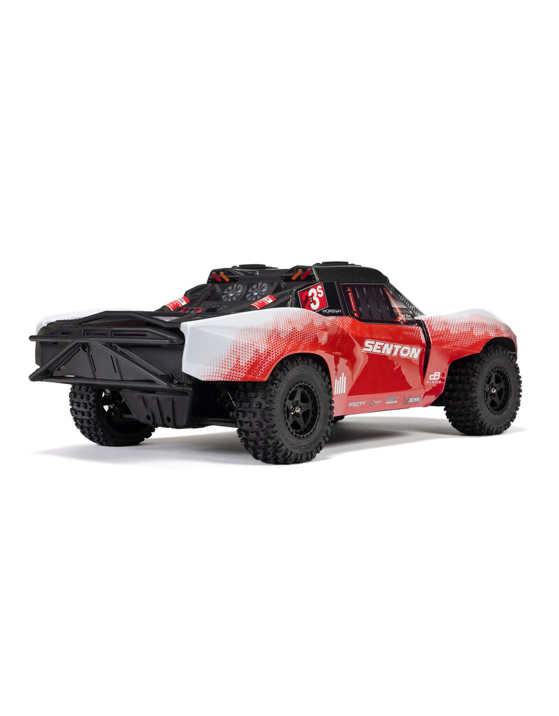 ARRMA ARA4303V4T2 1/10 SENTON 4X4 223S BLX BRUSHLESS SHORT COURSE TRUCK RTR WITH DSC: RED