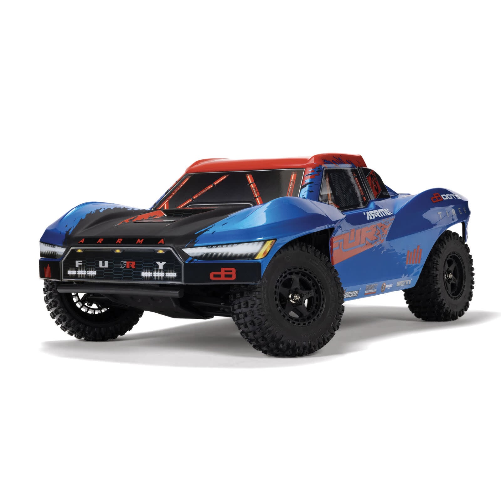 ARA3521T1 1:10 Fury 2WD 223S BLX Short Course Truck RTR w/DSC Blue