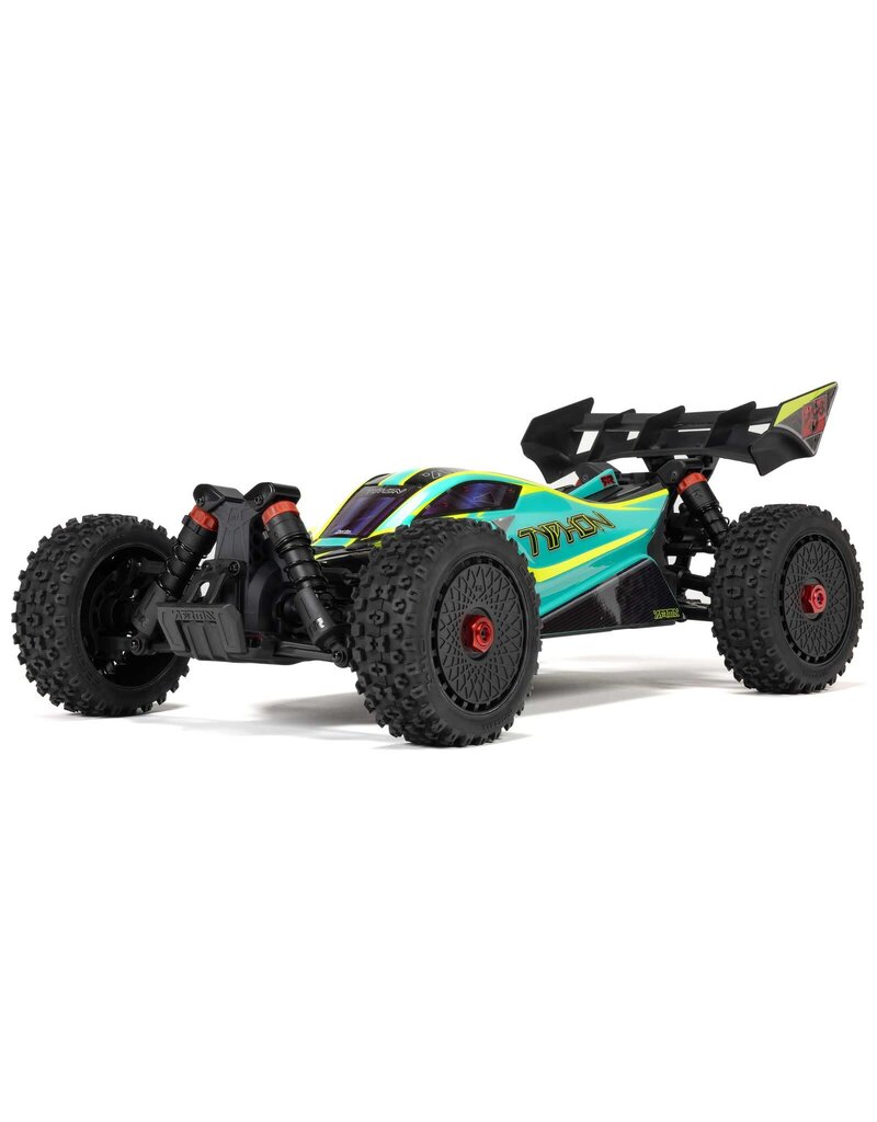 ARRMA ARA4306V4T1 1/8 TYPHON 4X4 223S BLX BRUSHLESS BUGGY RTR WITH DSC: GREEN