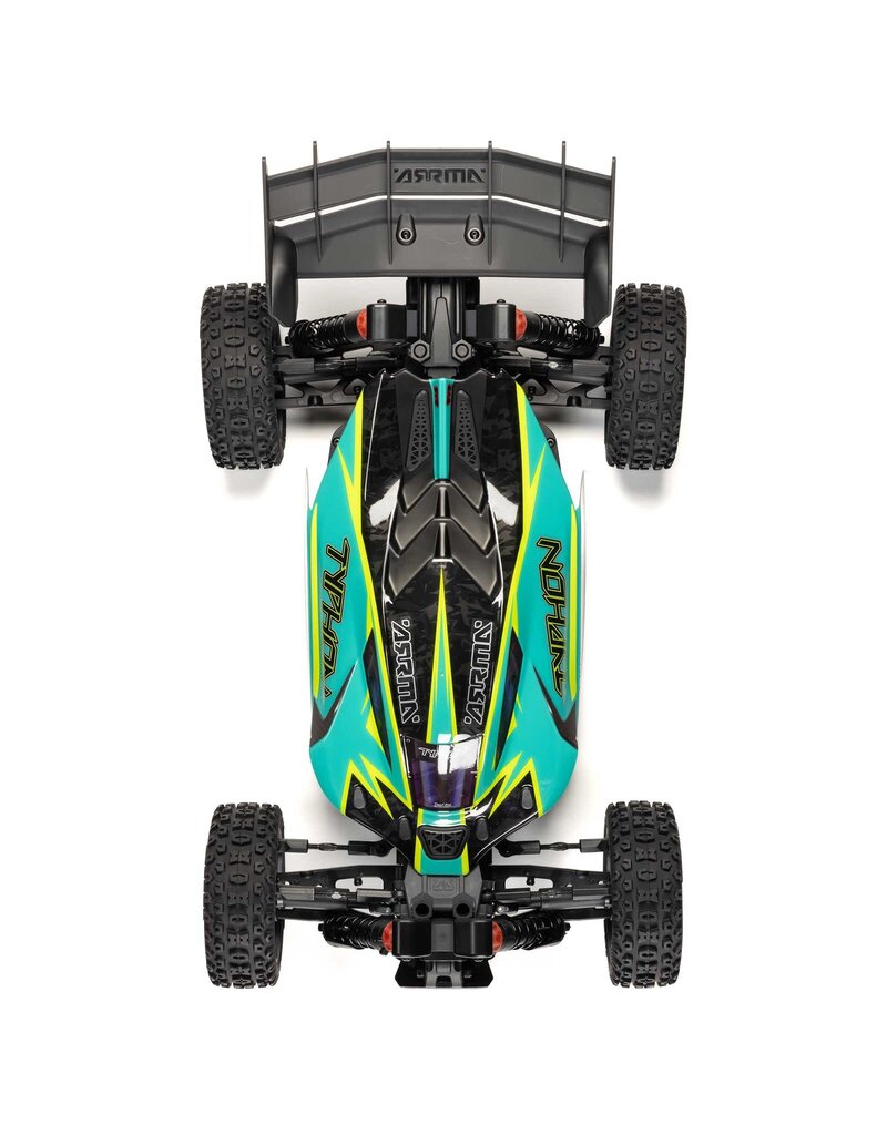 ARRMA ARA4306V4T1 1/8 TYPHON 4X4 223S BLX BRUSHLESS BUGGY RTR WITH DSC: GREEN