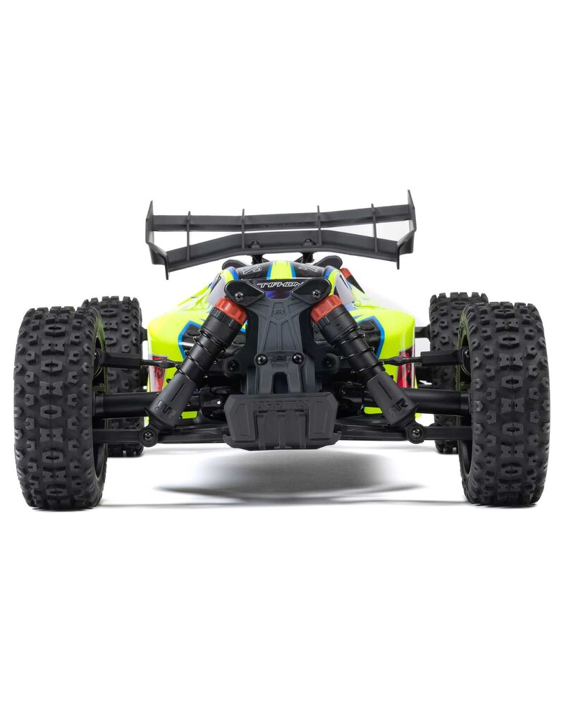 ARRMA ARA4306V4T2 1/8 TYPHON 4X4 223S BLX BRUSHLESS BUGGY RTR WITH DSC: YELLOW