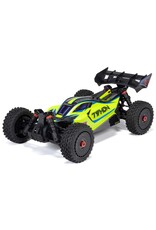 ARRMA ARA4306V4T2 1/8 TYPHON 4X4 223S BLX BRUSHLESS BUGGY RTR WITH DSC: YELLOW