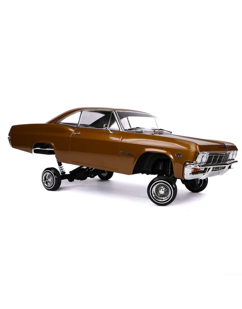 REDCAT RACING RER33484  SIXTYFIVE RC CAR - 1:10 1965 CHEVROLET IMPALA HOPPING LOWRIDER BROWN