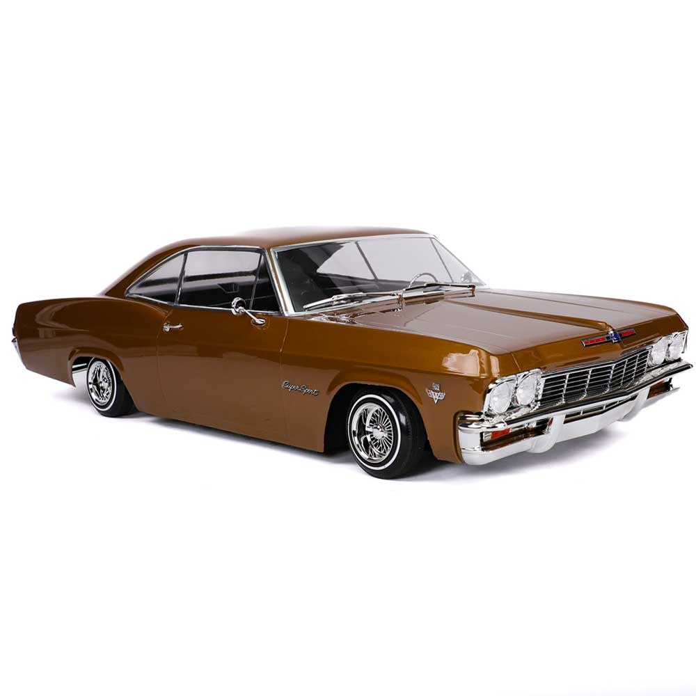 RER33484 SIXTYFIVE RC CAR - 1:10 1965 CHEVROLET IMPALA HOPPING LOWRIDER BROWN