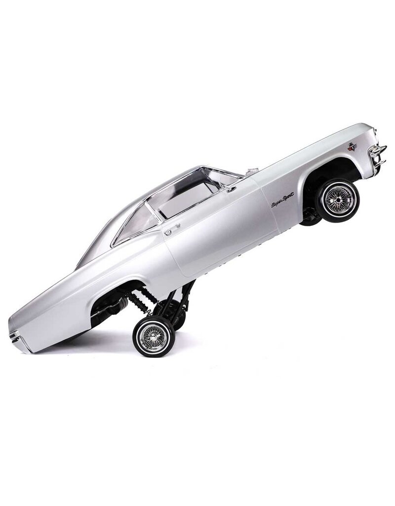 REDCAT RACING RER33483 SIXTYFIVE RC CAR - 1:10 1965 CHEVROLET IMPALA HOPPING LOWRIDER SILVER