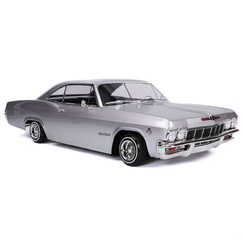 RER33483 SIXTYFIVE RC CAR - 1:10 1965 CHEVROLET IMPALA HOPPING LOWRIDER SILVER
