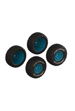ARRMA ARA-1571 DBOOTS 'FORTRESS' TIRE SET: BLUE (4)