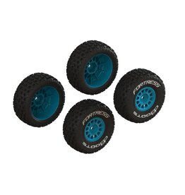 ARRMA ARA-1571 DBOOTS 'FORTRESS' TIRE SET: BLUE (4)