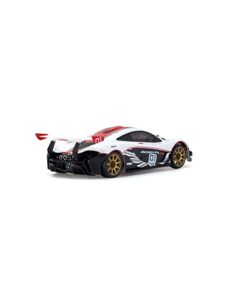KYOSHO KYO32324WR MINI-Z RWD MR-03 READYSET MCLAREN P1 GTR: WHITE / RED